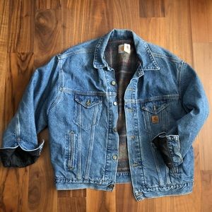 men's blanket lined denim jacket